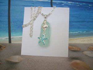seaglass necklace 2